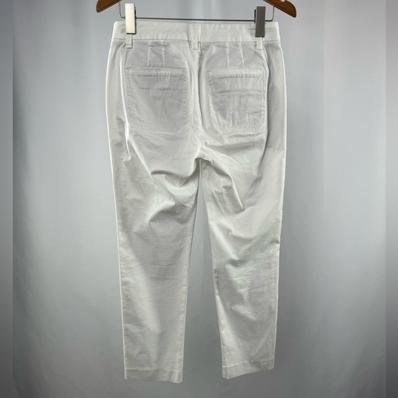 Vince Coin Pocket Cropped Chino Pants in Off White Size 2 - Picture 9 of 11